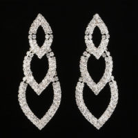 Серьги со стразами для фитнес-бикини EAR-LT